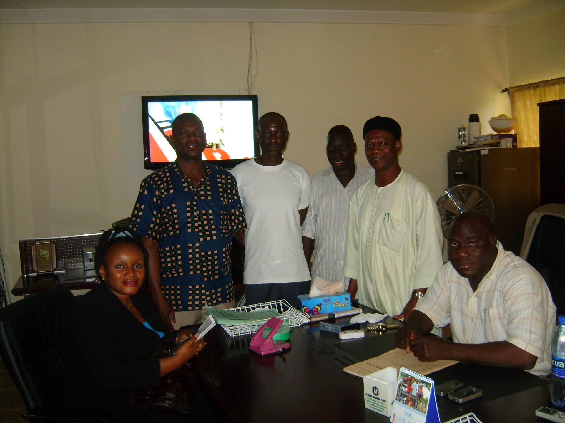 Advocacy visit to The Honorable Chairman of Gwagwalada area council for logistics support for RMNCAH-H and IPDs