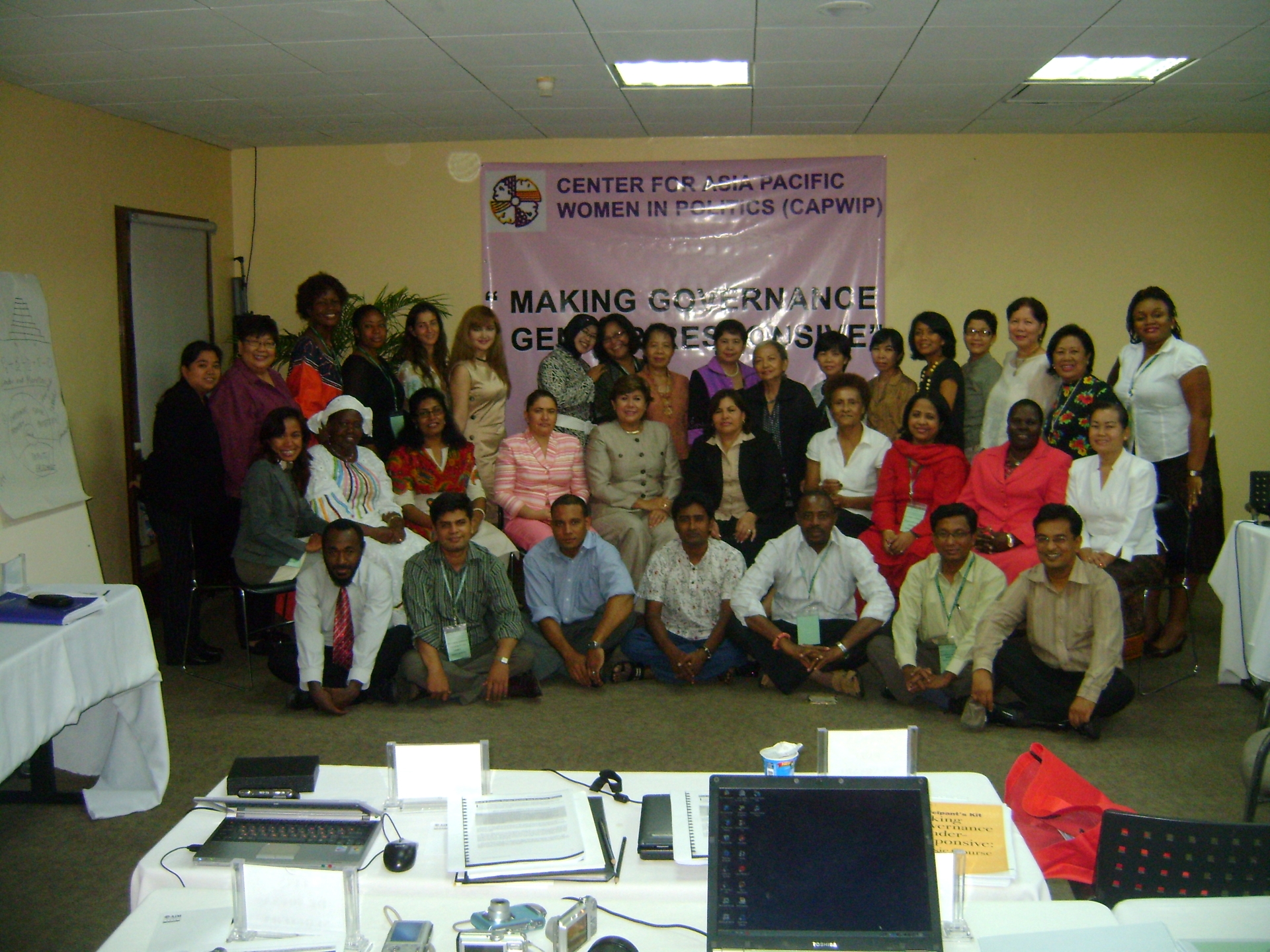 2009 ... Conference with Center for Asia Pacific Women in Politics (CAPWIP) on Making Governance Gender Responsive (MGGR)